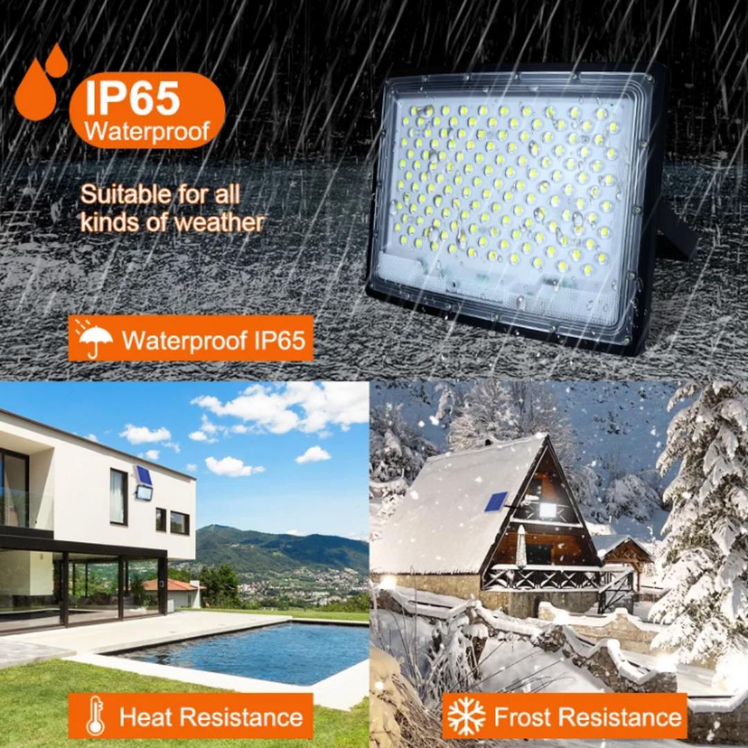 Solar floodLight 200W street lights floodlight Bright  Light IP65 Waterproof Auto Dusk to Dawn 350° Adjustable Solar Security Flood Lights for Barn, Garden, Garage, Pathway, Yard, Patio, Lawn, Balcony