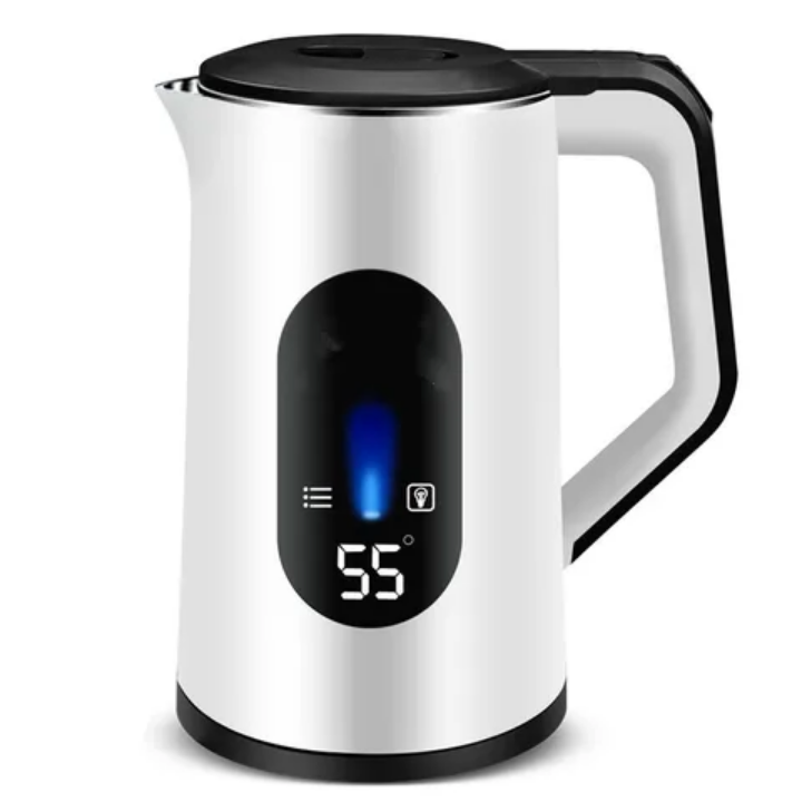 Electric kettle 3L automatic power off electric jug water boiling jug 360° rotation base good design water kettle high quality coffee boiler with temperature display beautiful design for home& hotels