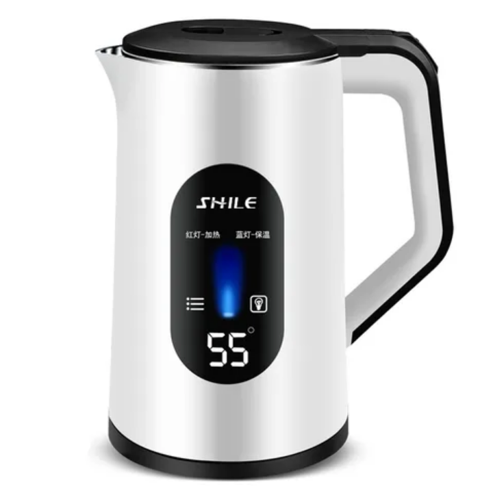 Electric kettle 3L automatic power off electric jug water boiling jug 360° rotation base good design water kettle high quality coffee boiler with temperature display beautiful design for home& hotels