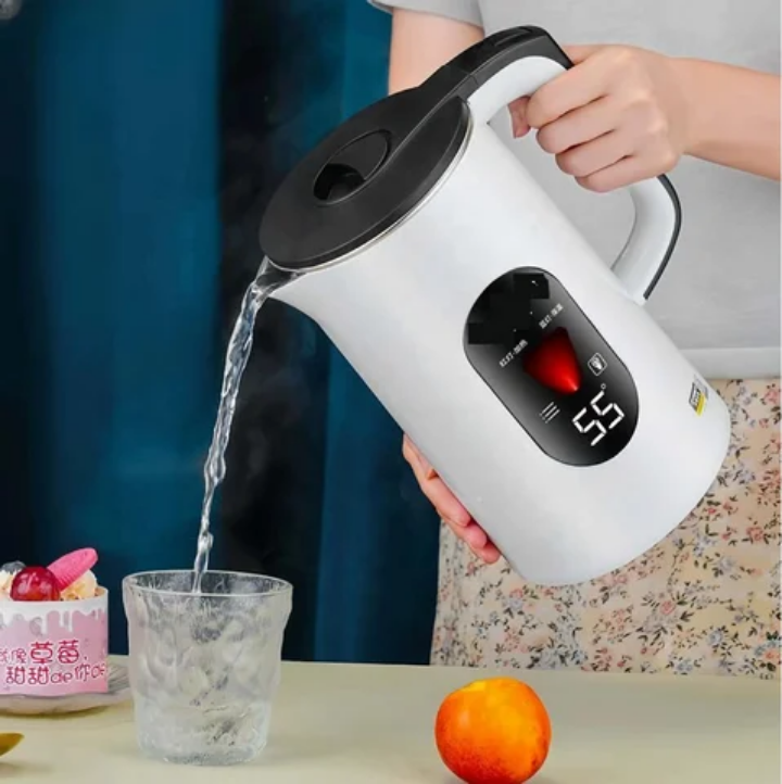 Electric kettle 3L automatic power off electric jug water boiling jug 360° rotation base good design water kettle high quality coffee boiler with temperature display beautiful design for home& hotels