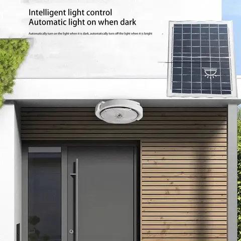 100W Solar ceiling light solar powered indoor & corridor balcony light remote control 100W energy saving ceiling light