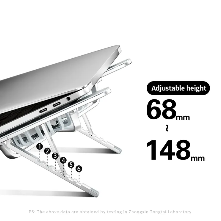 Laptop stand with cooling fans foldable stable strong laptop stand with cooling fans high quality metallic laptop stand
