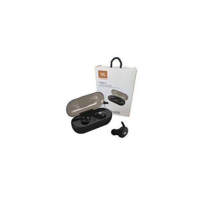 Jbl Harman Sport Wireless Earbuds TWS4. Multi-function touch button for the operation of Power on/off, Reply, Call/Reject, Skip, Play/Pause. Easy operation just 3 steps: press the touch button for a