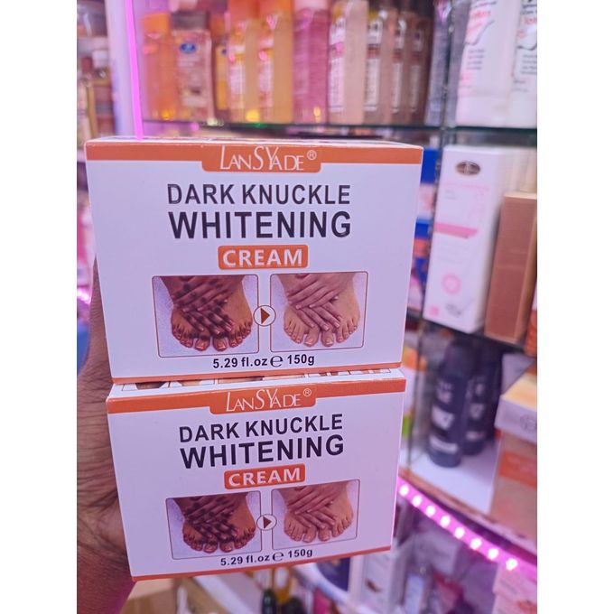 LansYade Dark Knuckles & Knees Elbow Removal Whitening Cream. Say goodbye to rough, dark, and patchy skin on your elbows, knees, and knuckles with LansYade Whitening Cream. Specially formulated with n