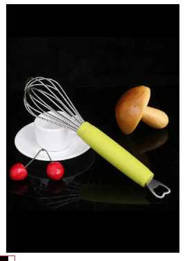 1Pc Stainless Steel Whisk Mixer with opener Wire Cake Egg Frother Beater Baking Tools Kitchen Tool.