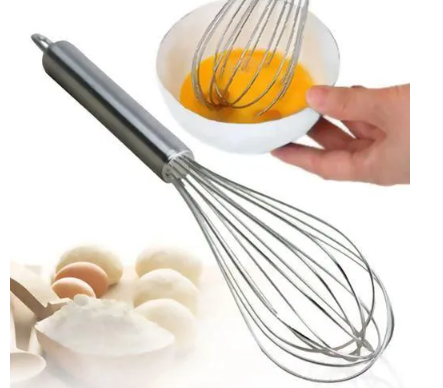1Pc Stainless Steel Whisk Mixer with opener Wire Cake Egg Frother Beater Baking Tools Kitchen Tool.