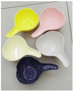 colourful Melamine Calabash Mug For Serving Porridge Uji,Broth & Soup, and General Dining