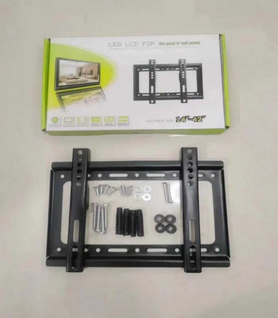 [Special Offer] TV Wall Mount TV Stand 14″-43″ Plasma wall bracket Steel Material Fixed Solid Wall mount suitable for 14 inch to 43 inch Tv, load capacity of 15kg,                              b.