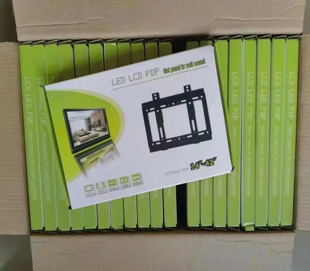 [Special Offer] TV Wall Mount TV Stand 14″-43″ Plasma wall bracket Steel Material Fixed Solid Wall mount suitable for 14 inch to 43 inch Tv, load capacity of 15kg,                              b.