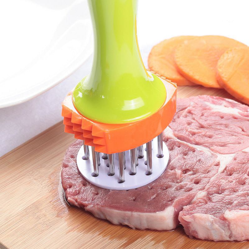 (Today offer !!)1PC Stainless Steel Steak Meat Tenderizer Hammer Loose Meat Needle Household Punching Daily Tendon Breaker Meat Inserting Needle