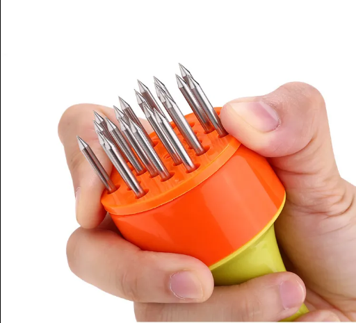 (Today offer !!)1PC Stainless Steel Steak Meat Tenderizer Hammer Loose Meat Needle Household Punching Daily Tendon Breaker Meat Inserting Needle