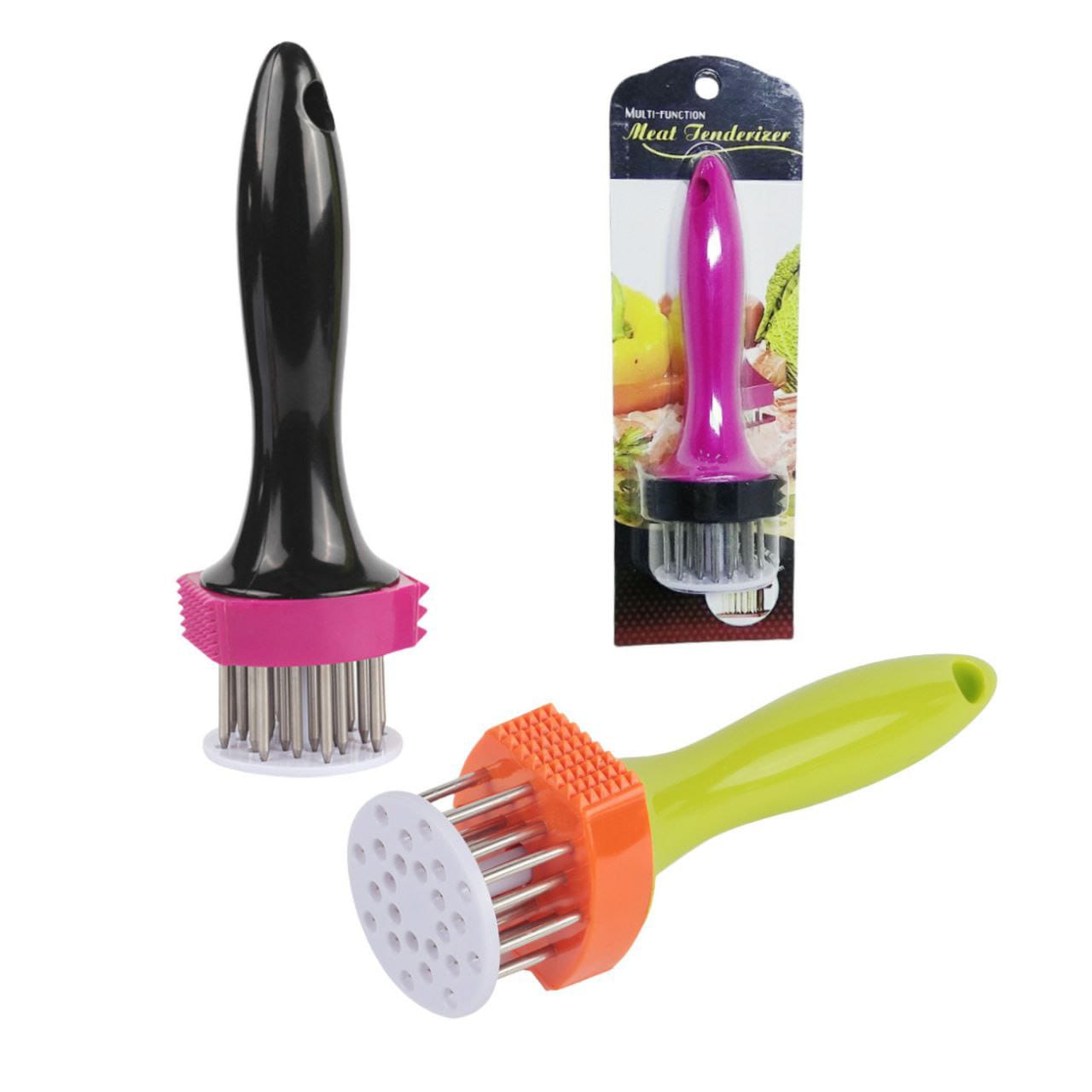 (Today offer !!)1PC Stainless Steel Steak Meat Tenderizer Hammer Loose Meat Needle Household Punching Daily Tendon Breaker Meat Inserting Needle