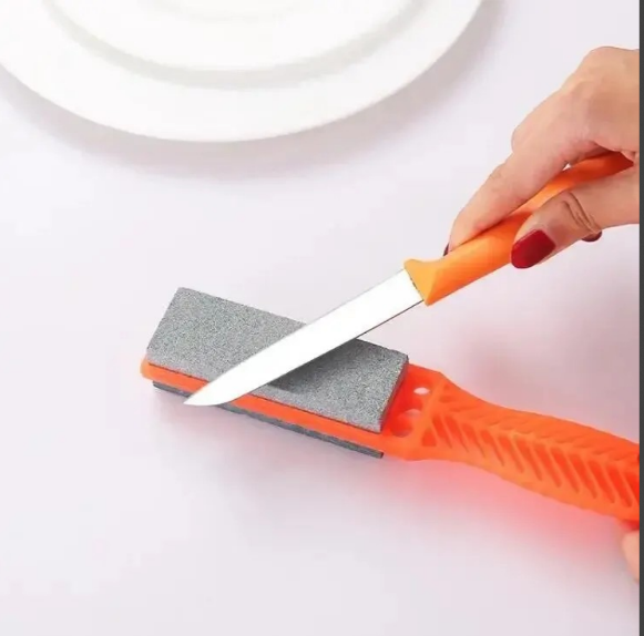 Double-sided Ultra-fine Knife Sharpener Household Kitchen Scissors Sharpening Oilstone Knife Grinder