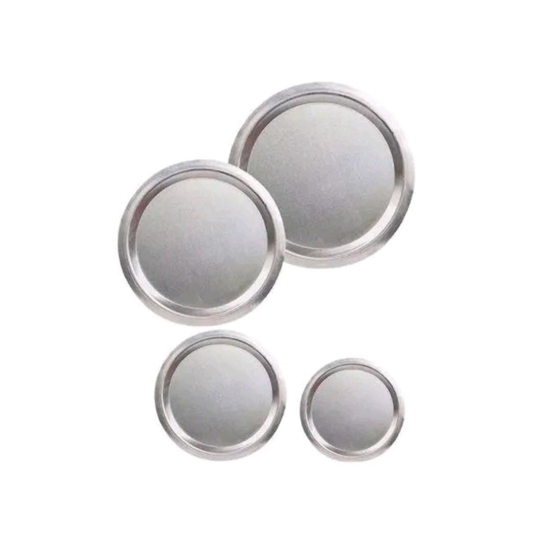 (Today offer ) Kitchenware 4 Pieces Stainless Steel Cooking Sufuria Lids.