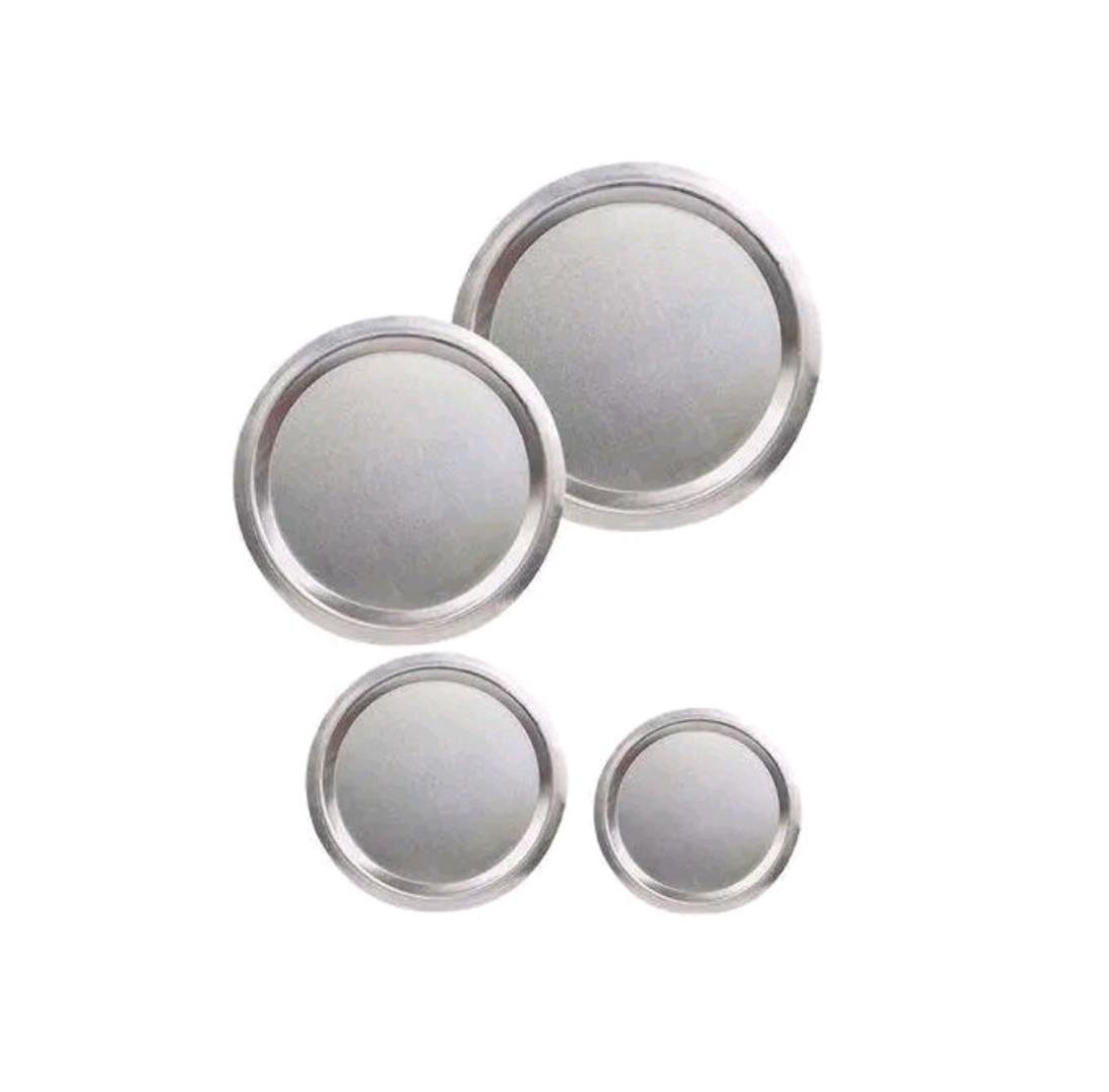 (Today offer ) Kitchenware 4 Pieces Stainless Steel Cooking Sufuria Lids.