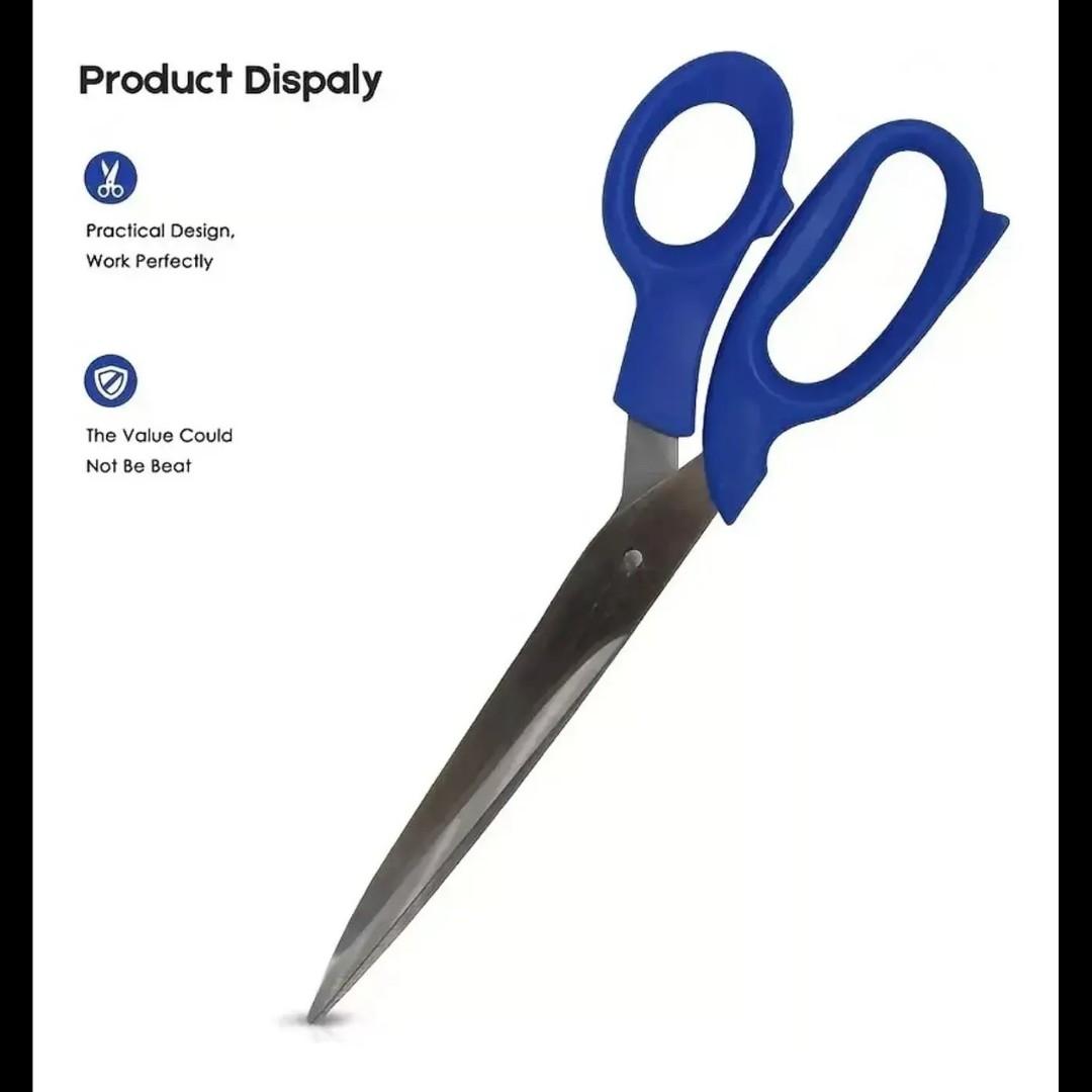 1pc Professional 8.5 inch fabric scissors, Tailor Scissors Sewing Multipurpose Scissors, School scissors with Comfort Grip, Clothes Scissors, for Fabric for Office, Home, Leather PP Bag