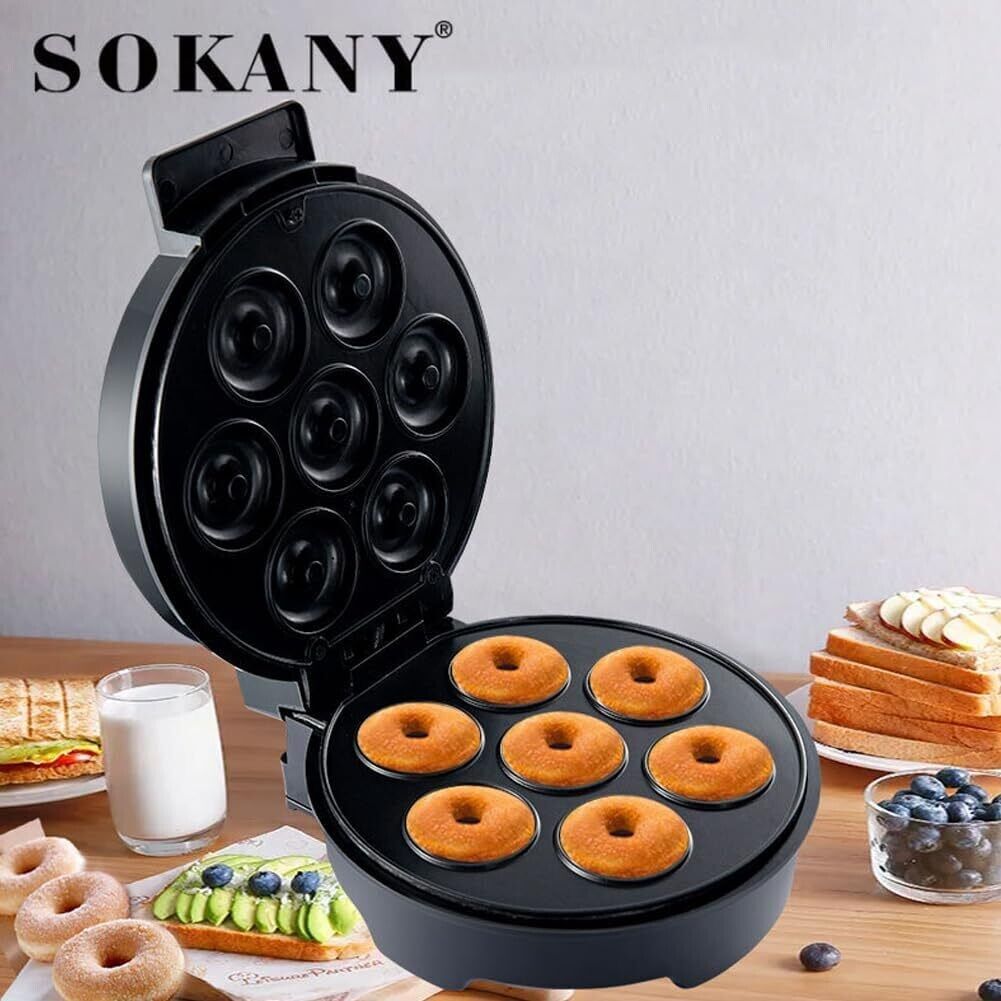 7 Hole Electric Mini Doughnut Maker Donut Machine