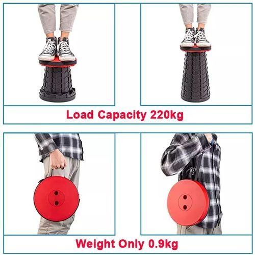 Foldable  Portable Stool , Retractable Stool for Adults, Upgraded Collapsible Folding Seats