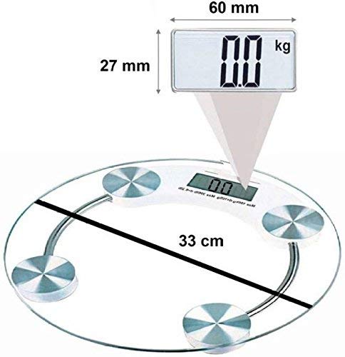 Digital Glass Bathroom Personal Weighing Scale Weight Machine for Body Weight Measurement