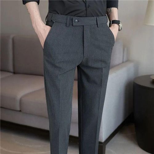 Fashion Official Slim Fit Trouser Pant –  Grey, Elegant & Professional Office Wear for Men