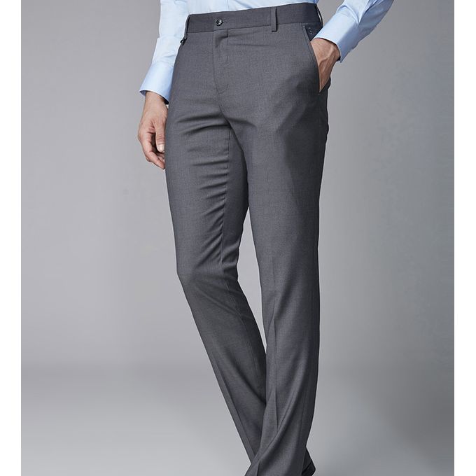 Fashion Official Slim Fit Trouser Pant –  Grey, Elegant & Professional Office Wear for Men