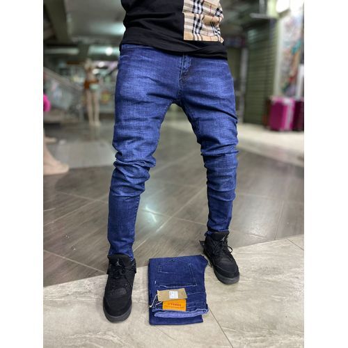 Fashion Men’s Denim Slim Fit Non-Fade Jeans – Premium Quality, Stylish & Durable