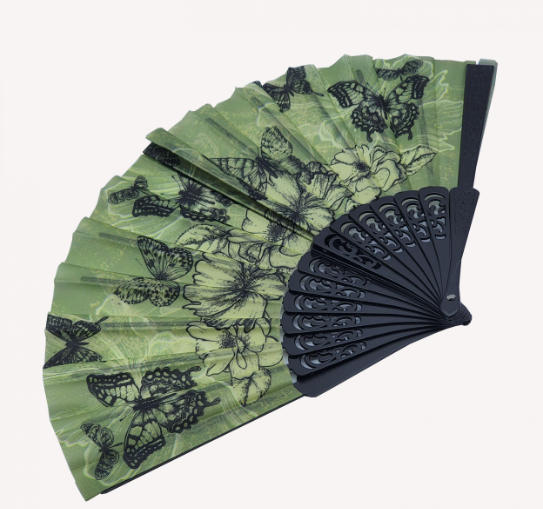 Fan Flower Fan hand held wedding fan occassion fan women gift fan  summer fan classic fan random colours