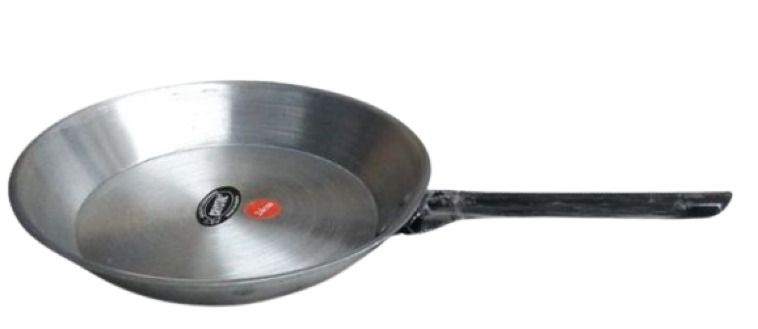 Generic 4Pcs Set Of Stainless Aluminum Sufuria Size 1 2 3 4  plus free frying pan  -without  Lids