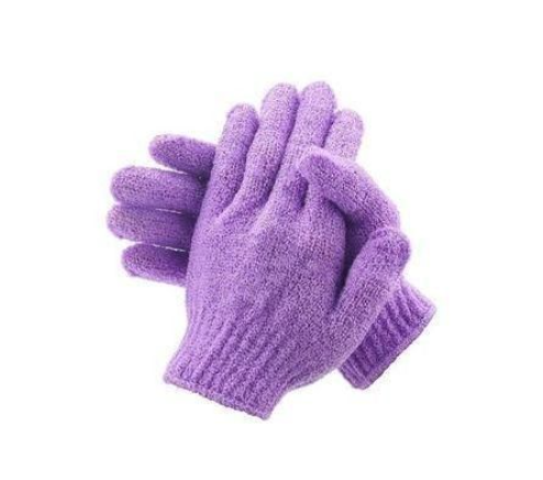 bathing gloves Shower Exfoliating Bath Gloves Dead Skin Remover Body Exfoliator Scrub Body Wash Scrubber Custom Nylon Five Fingers Mitt Massage Gloves For Bathing