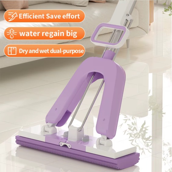 High quality self squeezing sponge mop Self wringing mop classic mop mopper