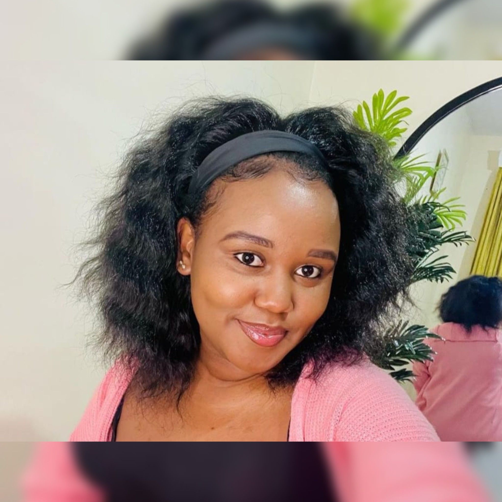 Short Head band wig