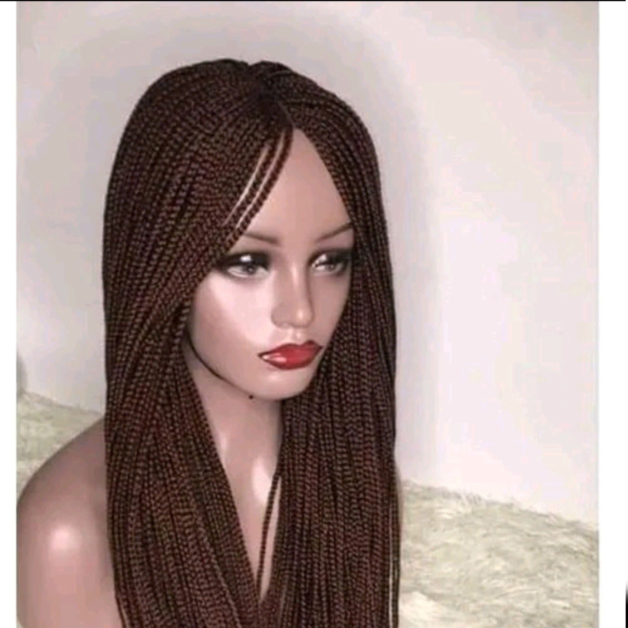 Braided long wig