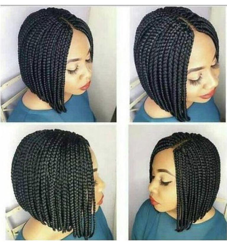 Braided bob wig