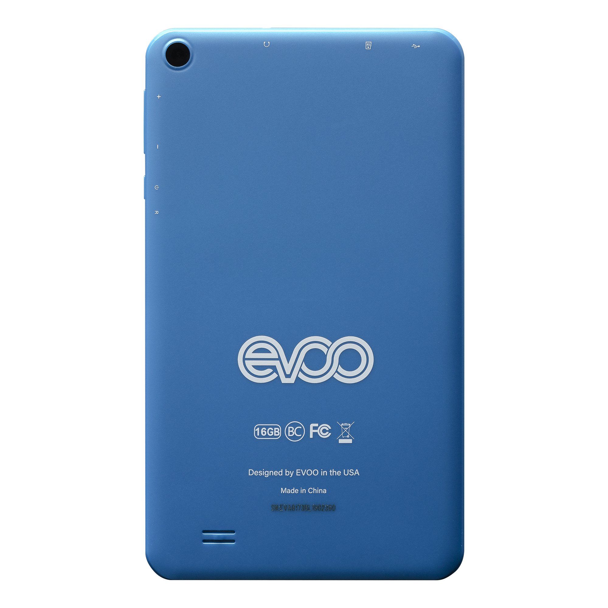 ( DOES NOT SUPPORT SIM ) Brand New EVOO 7" Android Tablet Quad Core 16GB Storage Micro SD Slot Dual Cameras Android 8.1 Go Edition Tablet PC
