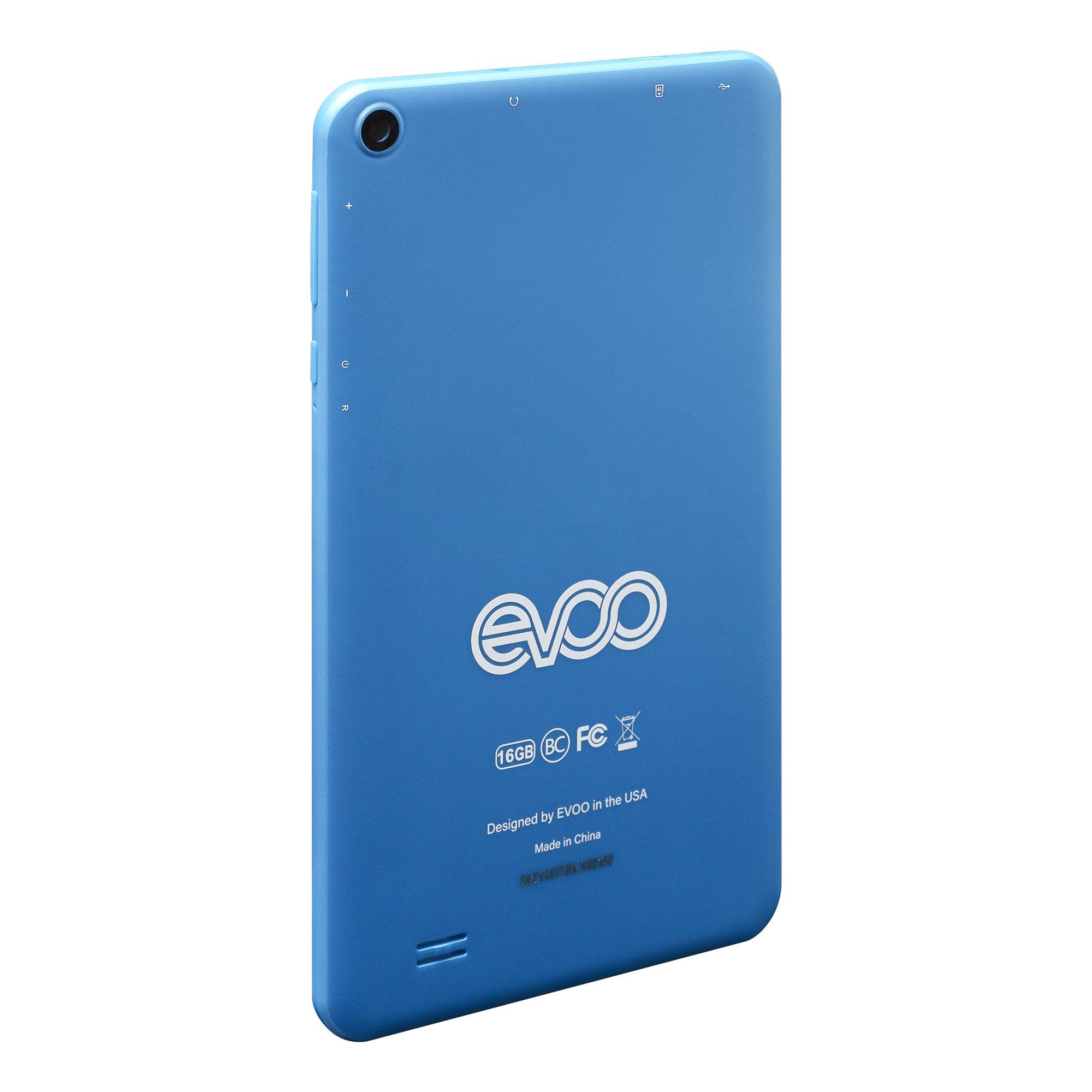 ( DOES NOT SUPPORT SIM ) Brand New EVOO 7" Android Tablet Quad Core 16GB Storage Micro SD Slot Dual Cameras Android 8.1 Go Edition Tablet PC