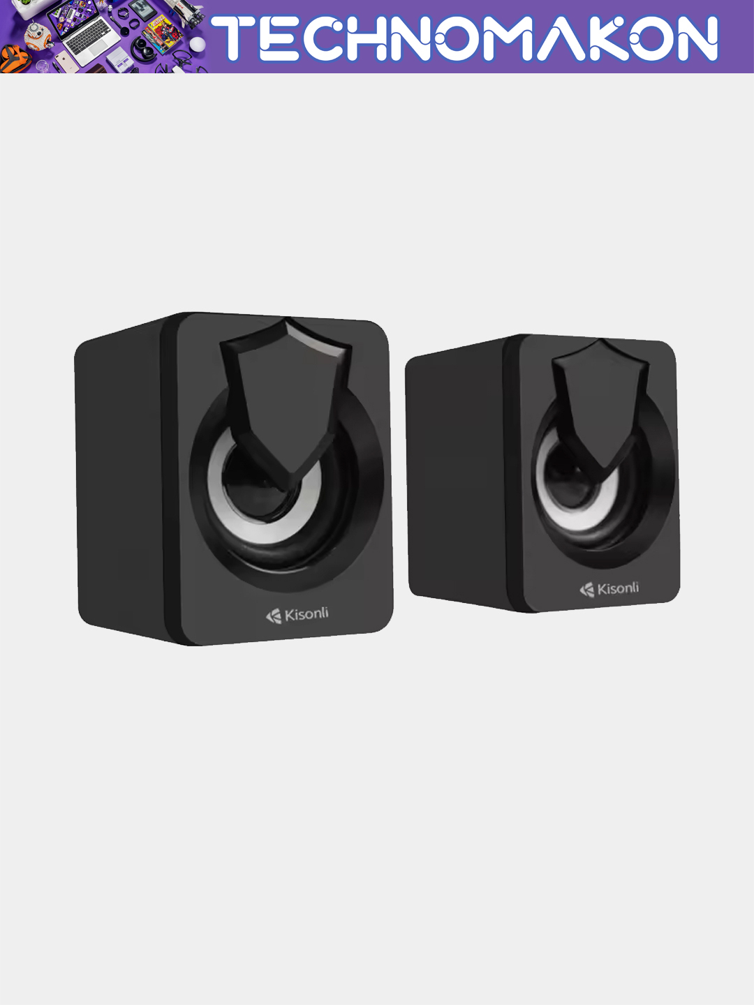 Kisonli A-808 Speaker Audio Desktop Home Woofer Wired Usb Driven Multimedia Small Speaker Portable Speaker Bluetooth Wireless Speaker Laptop Speaker Computer Speakers