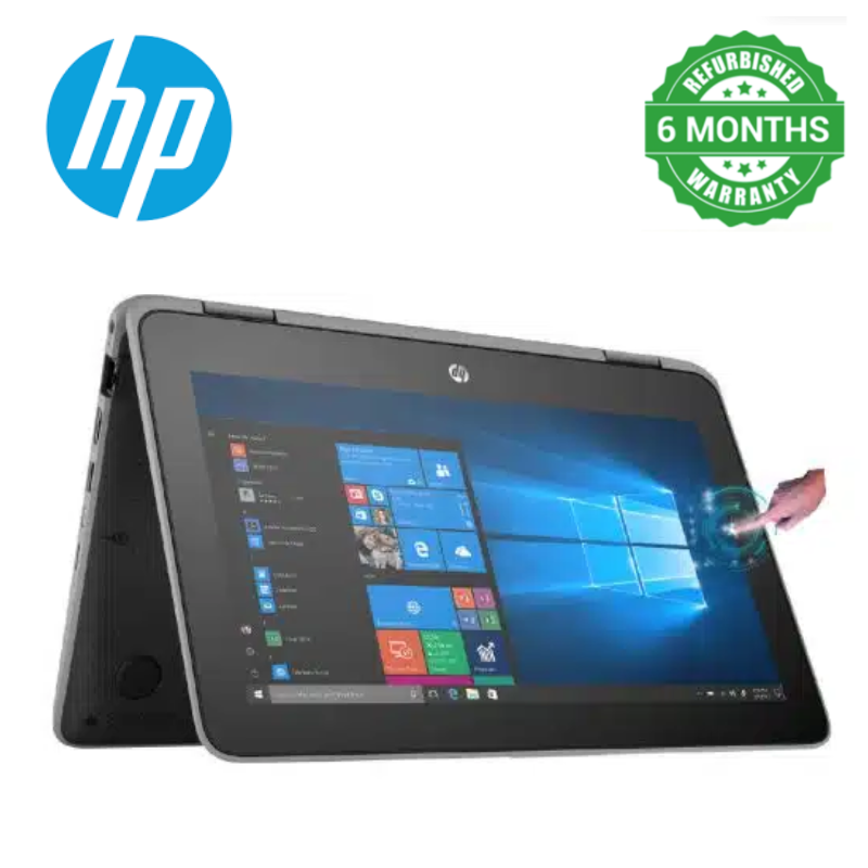 {FREE MOUSE} HP ProBook x360 11 G6 Touchscreen Intel Core i5 10th Gen 8GB RAM 128GB SSD 11.6 Inch HD Screen Refurbished Laptop Windows 10 and Microsoft Office Installed