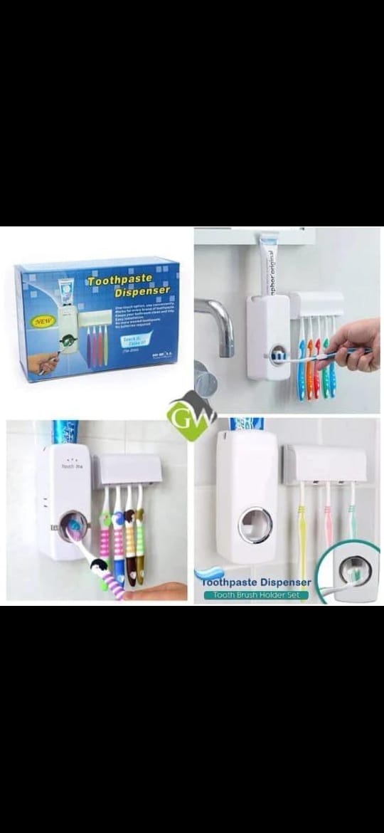 Toothpaste Dispenser - One Touch Option, Easy Installation, Take out the toothpaste lid and insert the suction inlet