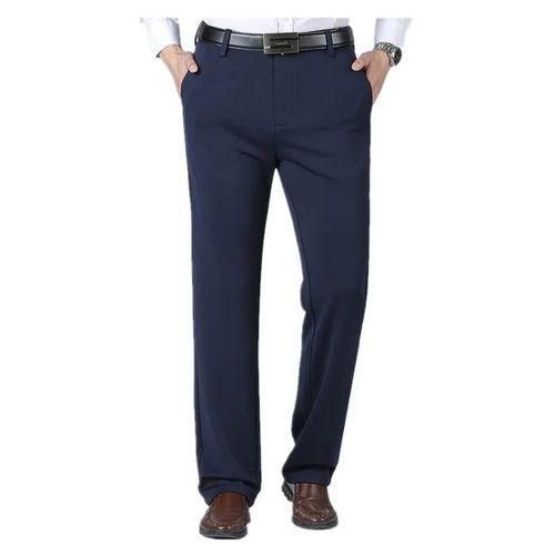 Official Trouser Pant -Navy-blue-Slim Fit Office Wear Men