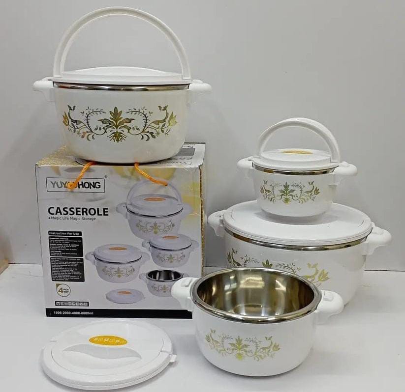 Hot Pot Insulated Casserole Set Of 4 Pcs