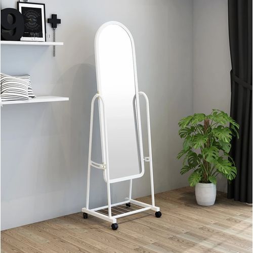 Full Length Dressing Mirror With Shoe Rack