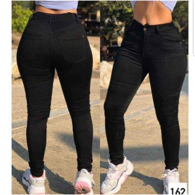 Majilong Fashion Navy Blue Ladies jeans Trousers
