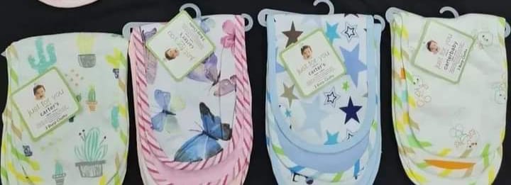 Baby Burp 3 in 1 Burp Cloth Set