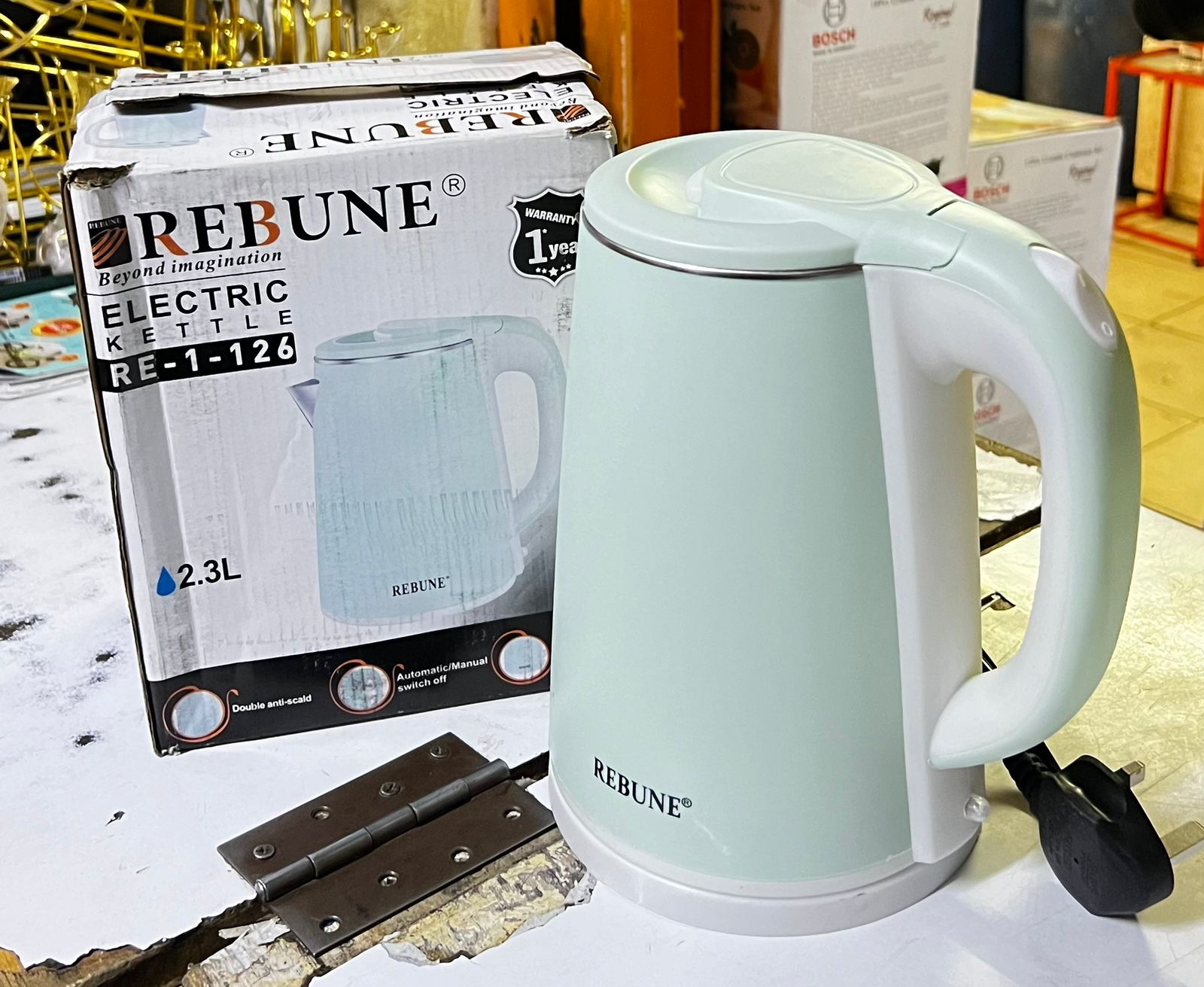 REBUNE 2.3 L ELECTRIC KETTLE - GREEN