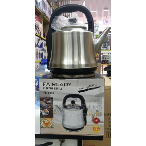 5 L FAIR LADY STAINLESS STEEL AUTOMATIC ELECTRIC KETTLE - Quickly boil, high-power heating boil, reduce waiting, Adiabatic handle to prevent accidental burns of fingers as the kettle heats water.