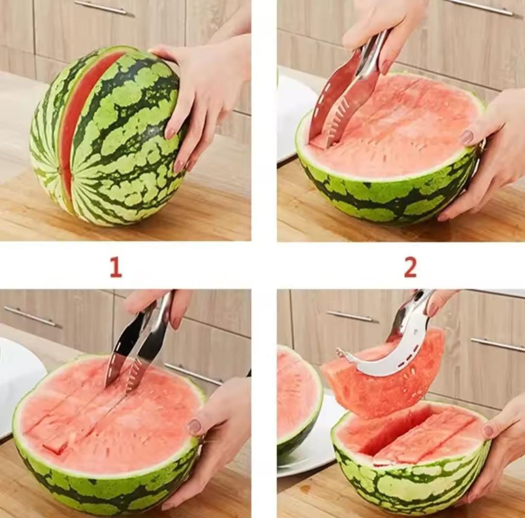 Watermelon Cutter – Quick & Easy Fruit Slicer, Designed for fast and effortless watermelon cutting.