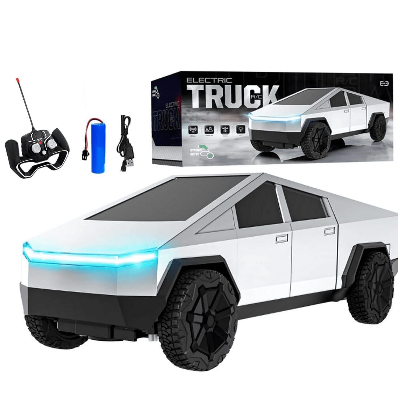 Remote Control Cybe Best price for Rechargeable Remote-Controlled Cyber Truck – High-Speed ...