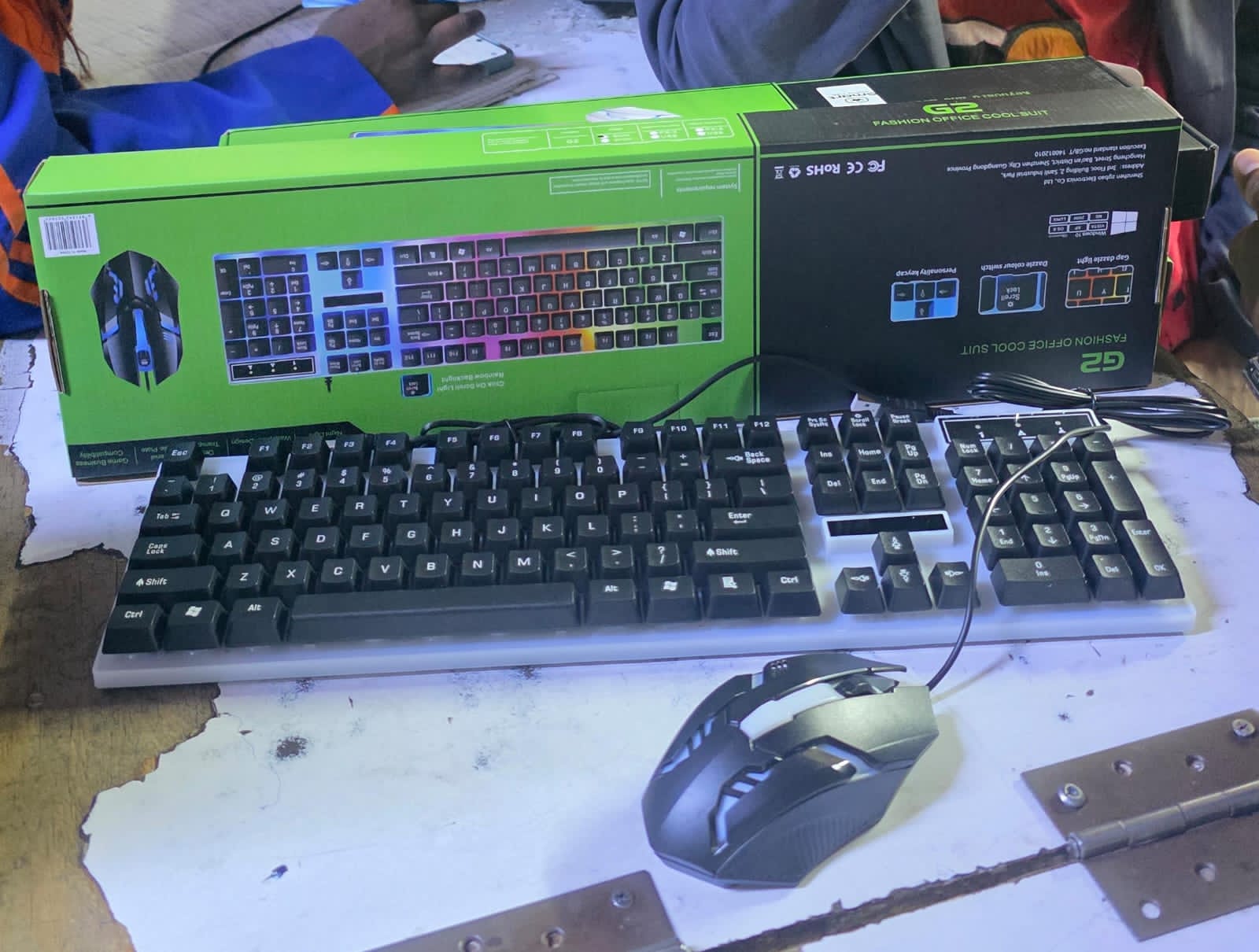 Wireless Keyboard & Mouse Combo – Comfortable & Responsive, Includes both keyboard and mouse for ready-to-use setup, Comfortable typing and smooth cursor control.