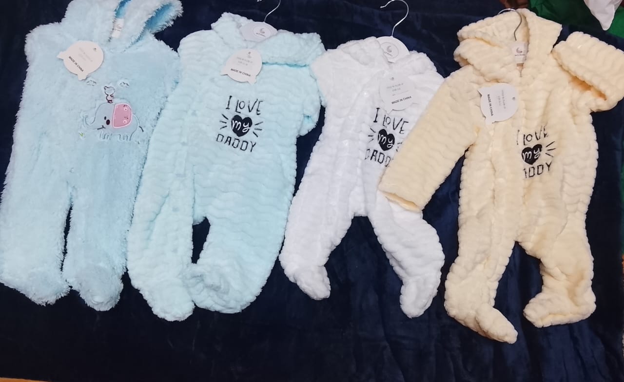 ROMPERS. Fashion Fleece Baby Romper - Crafted from soft fleece to keep your baby snug without compromising on comfort.