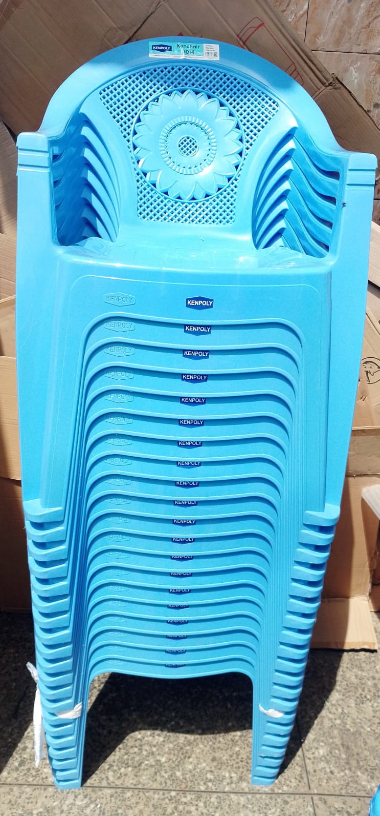 PLASTIC CHAIR. Kenpoly Plastic Chairs With Armrest - Posture Friendly Ergonomics, Heavy Duty chair, Arm Rest, Durable, High quality seat.